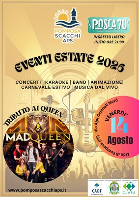 Festival celebrating the 70th Anniversary of Lido di Pomposa and Lido degli Scacchi – Queen Tribute