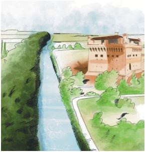 Water, an extraordinary source of wealth and a privileged means of communication, favoured the flourishing of the Este court