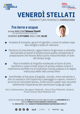 Venerdì stellati - Menù Simone Finetti