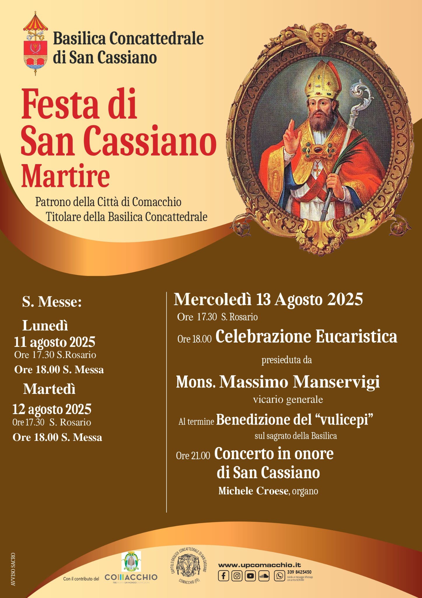 Celebrazioni religiose Fiera di San Cassiano 