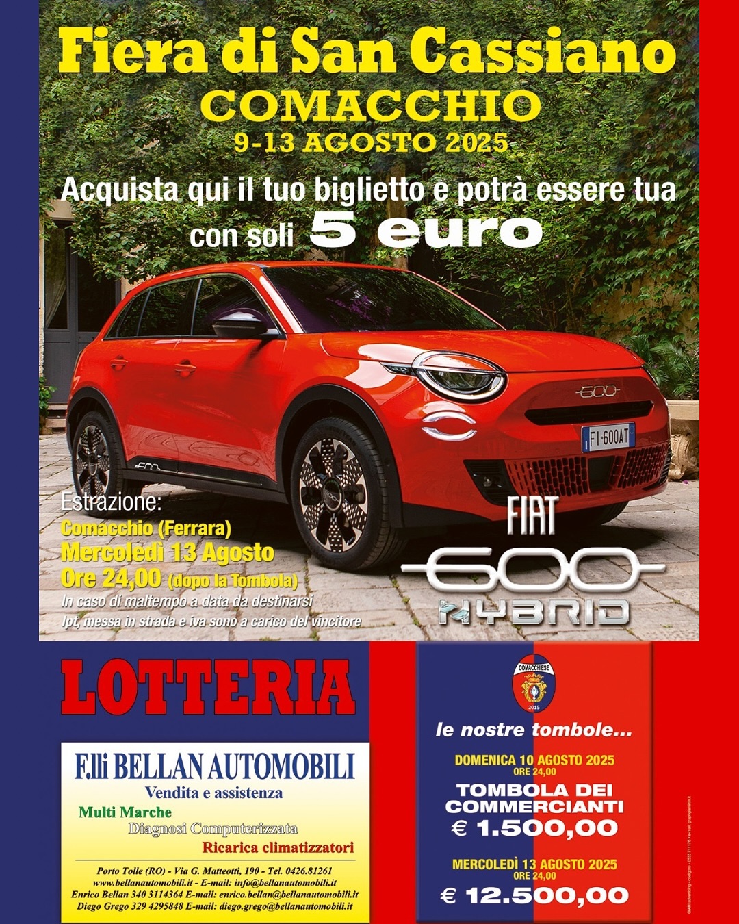 Locandina Lotteria San Cassiano 2025