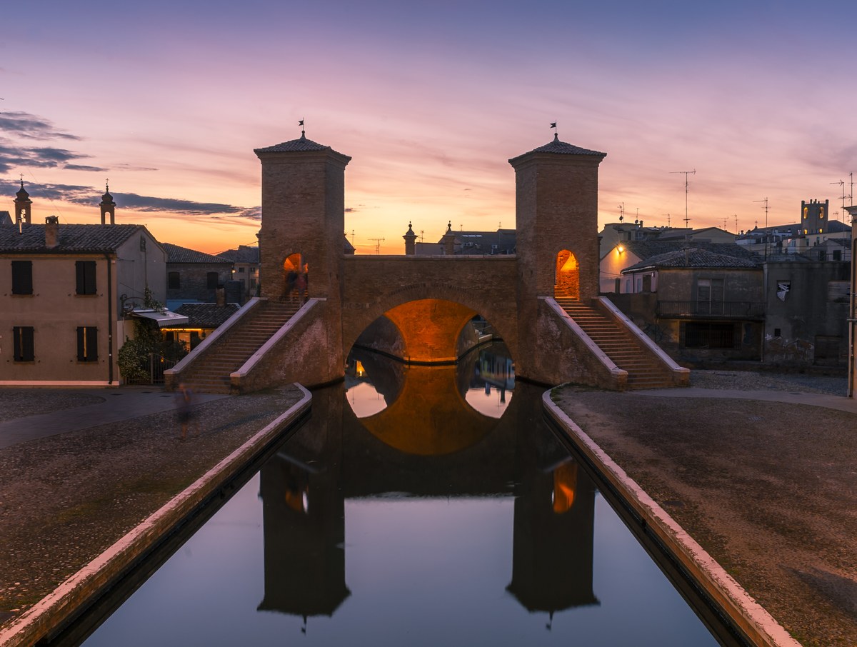 Il centro storico di Comacchio