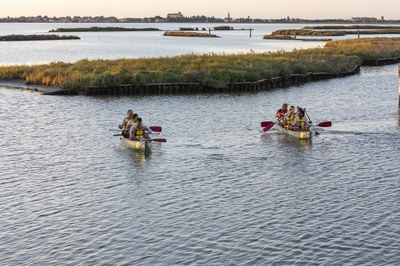 Nelle Valli di Comacchio in canoa
