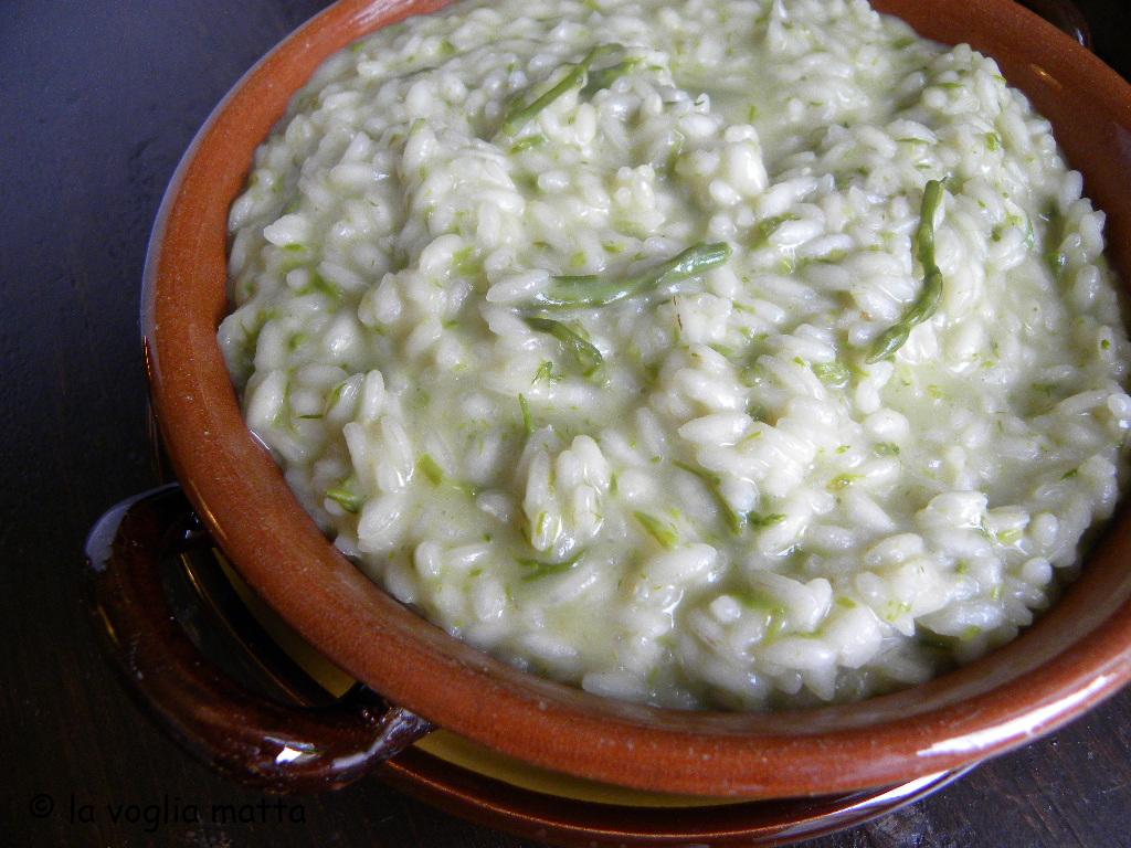 Il risotto coi bruscandoli alla sagra di Berra