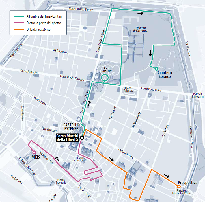 Mappa 3 itinerari