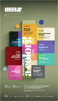 Quest’anno l’arena estiva è dedicata ai Colori. Ogni film avrà una sua tonalità specifica che terrà conto di molteplici chiavi di lettura