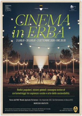 Tre serate di proiezione di cortometraggi provenienti dal Ferrara Film Corto Festival, nel parco del MAF a San Bartolomeo in Bosco