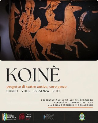 Presentazione del nuovo progetto dedicato al teatro antico e al coro greco.