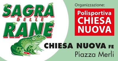 Dal 23 al 28 luglio 2026 torna la Sagra delle Rane a Chiesa Nuova (FE)