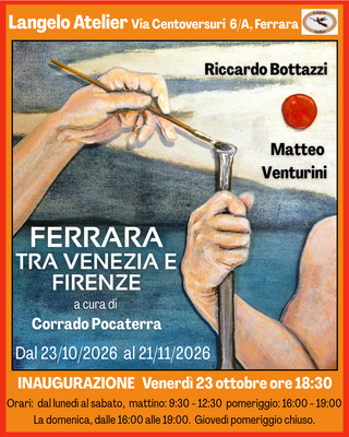 Bipersonale di Riccardo Bottazzi e Matteo Venturini, a cura di Corrado Pocaterra presso Langelo Atelier