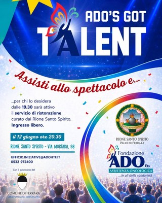 Una serata all'insegna dello spettacolo, del divertimento e della solidarietà, con esibizioni di canto, danza, musica e tanto altro, tutte da applaudire