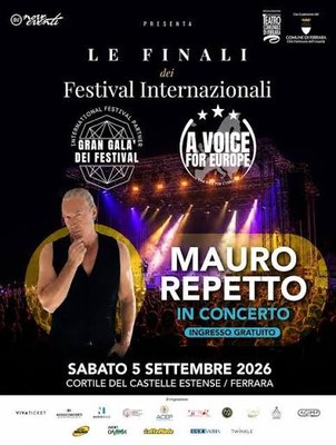 Mauro Repetto sarà il grande protagonista della serata conclusiva del "Festival delle manifestazioni".