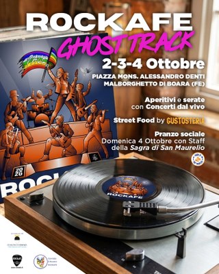 Il 2, 3 e 4 ottobre vi aspettiamo a Malborghetto di Boara per tre serate di musica dal vivo, buon cibo e ottima compagnia
