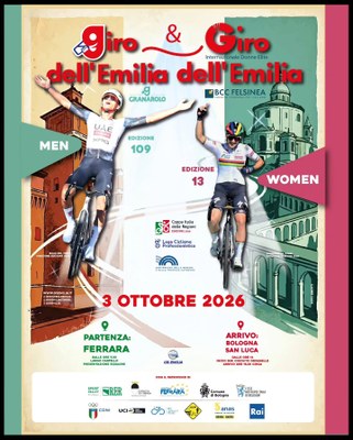 Giro dell'Emilia - Granarolo" e del "Giro dell'Emilia Internazionale Donne Elite - BCC Felsinea"