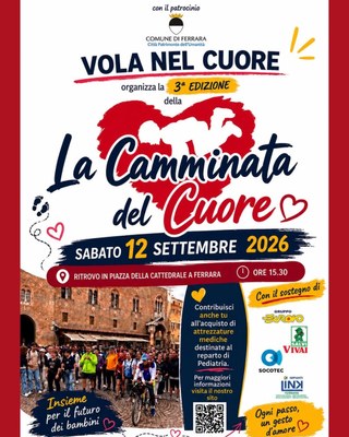 Una camminata non competitiva di 5 km (senza classifica e a passo libero) nel meraviglioso scenario del centro storico di Ferrara e del sottomura
